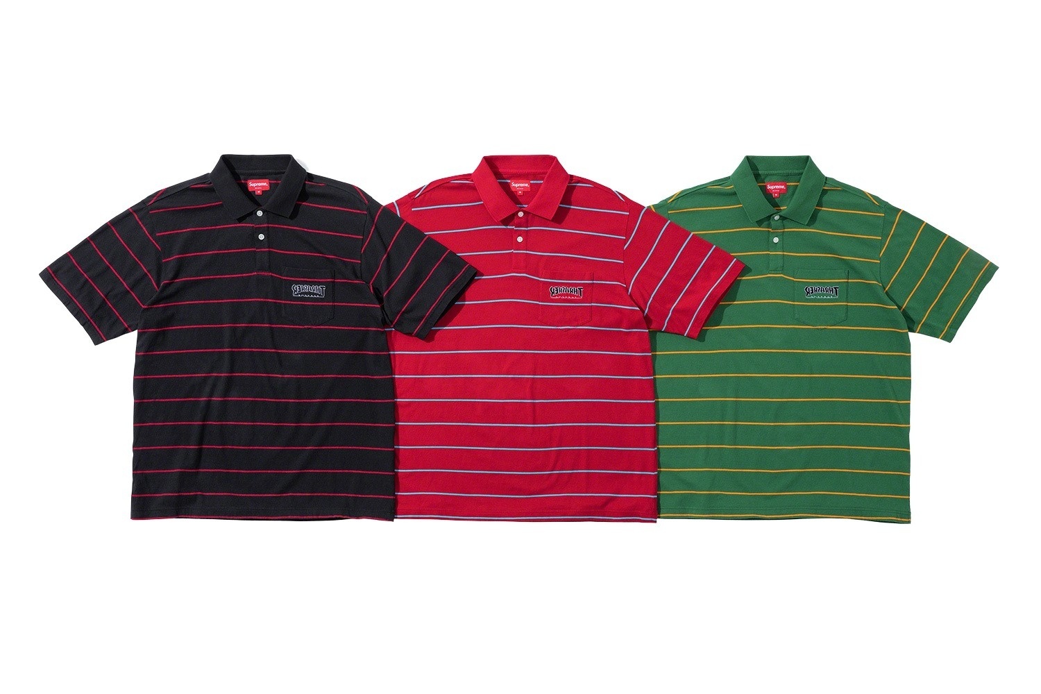 Supreme®/Thrasher® Stripe Polo